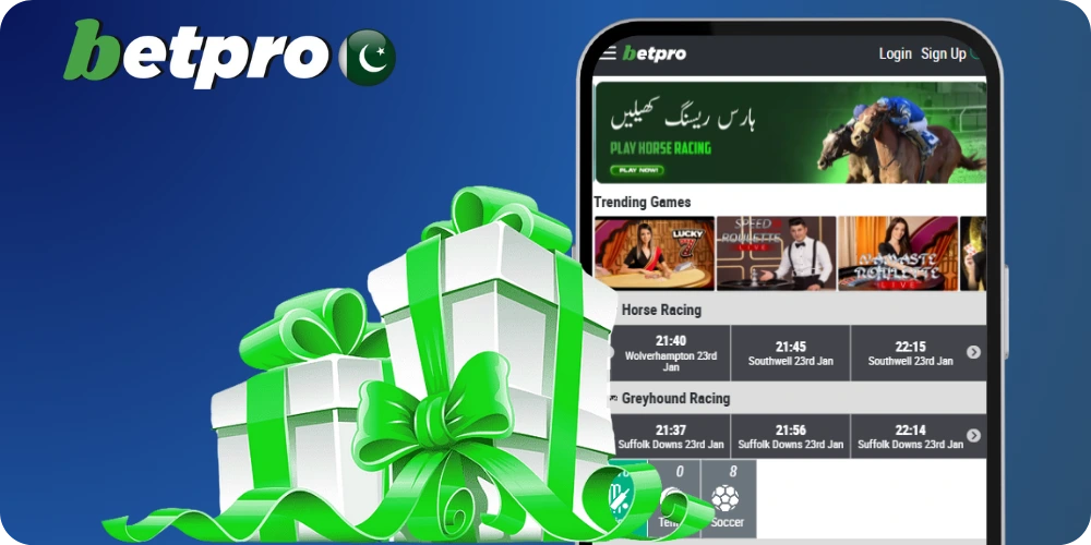 Bonus BetPro Pakistan