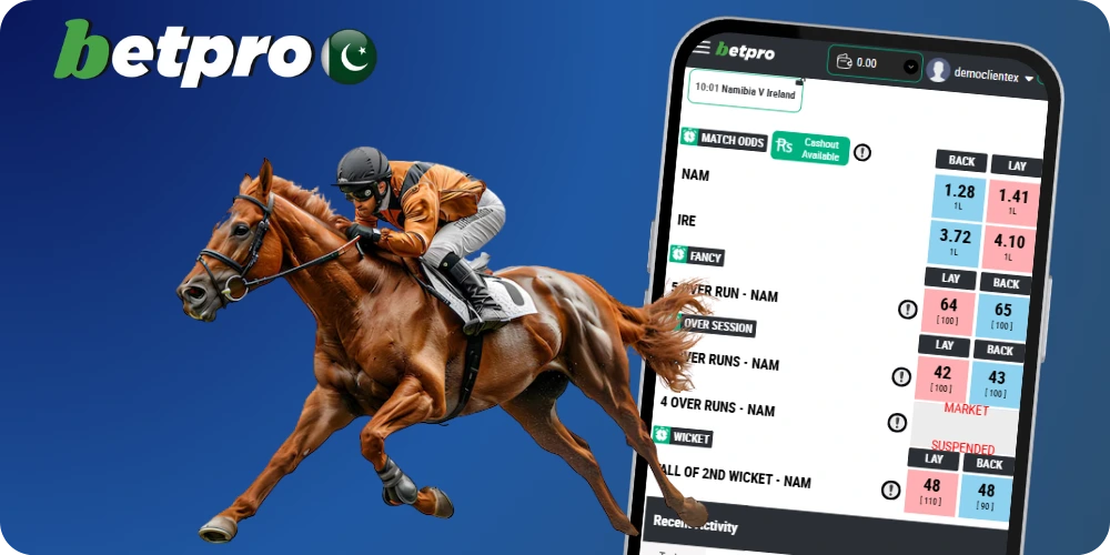 BetPro sportsbook Pakistan