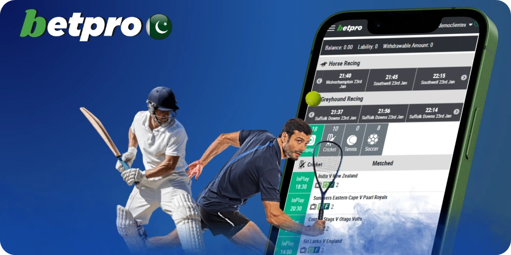 BetPro Pakistani players